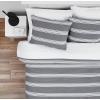 imageNautica  TwinTwin XL Comforter Set Reversible Cotton Bedding with Matching Sham Medium Weight for Year Round Use Dorm Essentials Craver GreyCraver GreyWhite