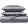 imageNautica  TwinTwin XL Comforter Set Reversible Cotton Bedding with Matching Sham Medium Weight for Year Round Use Dorm Essentials Craver GreyCraver GreyWhite
