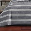 imageNautica  TwinTwin XL Comforter Set Reversible Cotton Bedding with Matching Sham Medium Weight for Year Round Use Dorm Essentials Craver GreyCraver GreyWhite