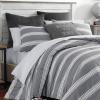 imageNautica  TwinTwin XL Comforter Set Reversible Cotton Bedding with Matching Sham Medium Weight for Year Round Use Dorm Essentials Craver GreyCraver GreyWhite