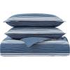 imageNautica  TwinTwin XL Comforter Set Reversible Cotton Bedding with Matching Sham Medium Weight for Year Round Use Dorm Essentials Craver GreyCraver NavyWhite