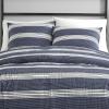 imageNautica  TwinTwin XL Comforter Set Reversible Cotton Bedding with Matching Sham Medium Weight for Year Round Use Dorm Essentials Craver GreyCraver NavyWhite