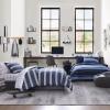 imageNautica  TwinTwin XL Comforter Set Reversible Cotton Bedding with Matching Sham Medium Weight for Year Round Use Dorm Essentials Craver GreyCraver Navy