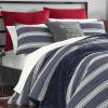 imageNautica  TwinTwin XL Comforter Set Reversible Cotton Bedding with Matching Sham Medium Weight for Year Round Use Dorm Essentials Craver GreyCraver Navy