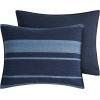 imageNautica  TwinTwin XL Comforter Set Reversible Cotton Bedding with Matching Sham Medium Weight for Year Round Use Dorm Essentials OekoTex Certified Longpoint BlueTwinTwin XL