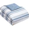 imageNautica  TwinTwin XL Comforter Set Reversible Woven Bedding with Matching Sham Medium Weight for Year Round Use Dorm Essentials OekoTex Certified Bay Shore NavyCasual