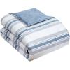 imageNautica  TwinTwin XL Comforter Set Reversible Woven Bedding with Matching Sham Medium Weight for Year Round Use Dorm Essentials OekoTex Certified Bay Shore NavyCasual