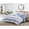imageNautica  TwinTwin XL Comforter Set Reversible Woven Bedding with Matching Sham Medium Weight for Year Round Use Dorm Essentials OekoTex Certified Bay Shore NavyCasual