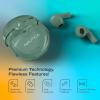 imageNautica Bluetooth Earbuds Wireless Connection 6 Hours Playtime Bluetooth 51 HandsFree Stereo Calls Fast Auto Pair IPX5 Splashproof Lightweight Transparent Design for iOS Android GreenGreen