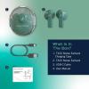 imageNautica Bluetooth Earbuds Wireless Connection 6 Hours Playtime Bluetooth 51 HandsFree Stereo Calls Fast Auto Pair IPX5 Splashproof Lightweight Transparent Design for iOS Android GreenGreen