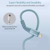imageNautica C65 Charging Cable USB A to Lightning Cable for UltraFast Charging Durable Braided Design 12W 480 MbpsBlue