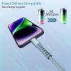 imageNautica C65 Charging Cable USB A to Lightning Cable for UltraFast Charging Durable Braided Design 12W 480 MbpsBlue