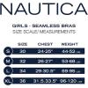 imageNautica Girls Training Bra  2 Pack4 Pack Seamless Padded Bralette Underwear for Girls with Removable Pads Sizes SXLPinkWhiteHeather GreyBlue4pk