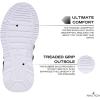 imageNautica Kids Athletic SlipOn Sneakers  Comfortable Bungee Running Shoes for Boys and Girls  Stylish and Supportive Footwear for Active Kids Big KidLittle KidToddlerBlack White