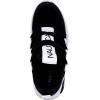imageNautica Kids Athletic SlipOn Sneakers  Comfortable Bungee Running Shoes for Boys and Girls  Stylish and Supportive Footwear for Active Kids Big KidLittle KidToddlerBlack White