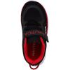 imageNautica Kids Fashion Sneaker Athletic Running Shoe with One Strap Boys  GirlsToddlerLittle KidDahnertsblack Red