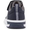 imageNautica Kids Fashion Sneaker Athletic Running Shoe with One Strap Boys  GirlsToddlerLittle KidNavy Greybreck