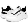 imageNautica Kids LaceUp Sneakers  Comfortable Running Shoes for Boys and Girls  Little KidBig KidBlack Whitenigel