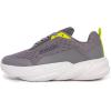imageNautica Kids LaceUp Sneakers  Comfortable Running Shoes for Boys and Girls  Little KidBig KidGrey Limenigel
