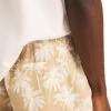 imageNautica Mens 85quot Printed Linen Deck ShortTwill Chino