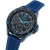 imageNautica Mens Blue Wheat PU Fiber Strap Watch Model NAPWRS401