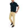 imageNautica Mens Classic Fit Deck PoloTrue Black