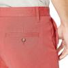 imageNautica Mens Classic Fit Flat Front Stretch Solid Chino 85quot Deck ShortsMineral Red
