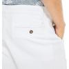 imageNautica Mens Classic Fit Flat Front Stretch Solid Chino 85quot Deck ShortsOptic White