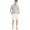 imageNautica Mens Classic Fit Flat Front Stretch Solid Chino 85quot Deck ShortsOptic White