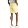 imageNautica Mens Classic Fit Flat Front Stretch Solid Chino 85quot Deck ShortsYellow Snapdragon