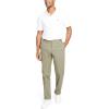 imageNautica Mens Classic Fit Flat Front Stretch Solid Chino Deck PantHillside Olive