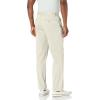 imageNautica Mens Classic Fit Flat Front Stretch Solid Chino Deck PantNautica Stone