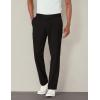 imageNautica Mens Classic Fit Flat Front Stretch Solid Chino Deck PantTrue Black