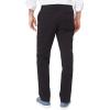imageNautica Mens Classic Fit Flat Front Stretch Solid Chino Deck PantTrue Black