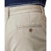 imageNautica Mens Classic Fit Flat Front Stretch Solid Chino Deck PantTrue Khaki