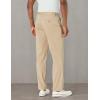 imageNautica Mens Classic Fit Flat Front Stretch Solid Chino Deck PantTrue Khaki