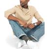 imageNautica Mens Classic Fit LongSleeve Deck PoloCoastal Camel Heather