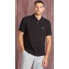 imageNautica Mens Classic Short Sleeve Solid Performance Deck Polo ShirtBasic Black