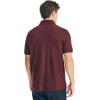 imageNautica Mens Classic Short Sleeve Solid Performance Deck Polo ShirtBurgundy Red