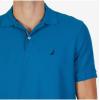 imageNautica Mens Classic Short Sleeve Solid Performance Deck Polo ShirtCargo Blue
