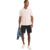 imageNautica Mens Classic Short Sleeve Solid Performance Deck Polo ShirtCradle Pink