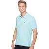 imageNautica Mens Classic Short Sleeve Solid Performance Deck Polo ShirtHarbor Mist