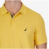 imageNautica Mens Classic Short Sleeve Solid Performance Deck Polo ShirtMustard Field
