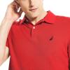 imageNautica Mens Classic Short Sleeve Solid Performance Deck Polo ShirtNautica Red