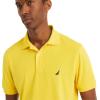 imageNautica Mens Classic Short Sleeve Solid Performance Deck Polo ShirtNavtech Performance Empire Gold