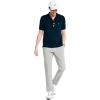 imageNautica Mens Classic Short Sleeve Solid Performance Deck Polo ShirtNavtech Performance Navy