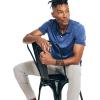 imageNautica Mens Classic Short Sleeve Solid Performance Deck Polo ShirtNavtech Performance Stlr Blue Heather
