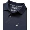 imageNautica Mens Classic Short Sleeve Solid Performance Deck Polo ShirtNavy