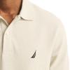imageNautica Mens Classic Short Sleeve Solid Performance Deck Polo ShirtOatmeal Heather