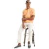 imageNautica Mens Classic Short Sleeve Solid Performance Deck Polo ShirtOrange Sorbet